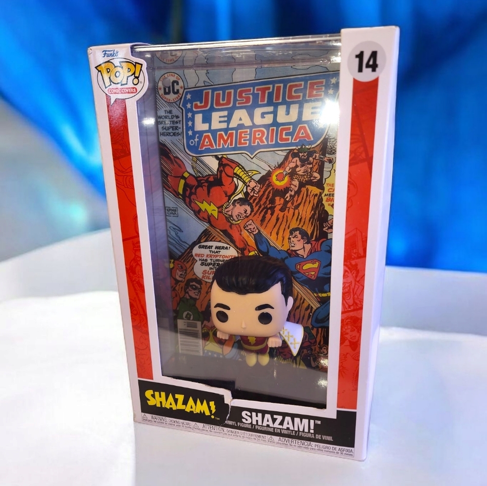 Funko Pop! Comic Covers DC - Shazam 14 Justice League Comic Covers New